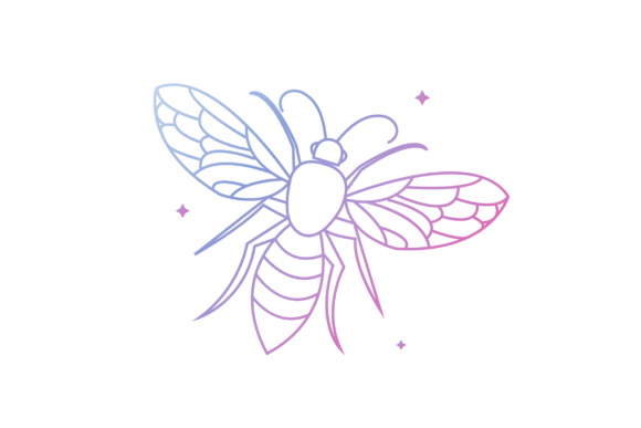 Download Feminine Bee Illustration - Bee illustration Collection
