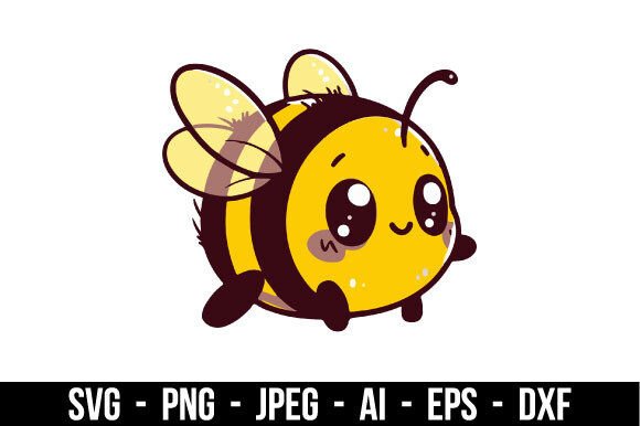 Download Charming Bee Illustration - Bee illustration Collection