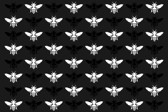 Download Icon and Pattern Bee Illustration - Bee illustration Collection