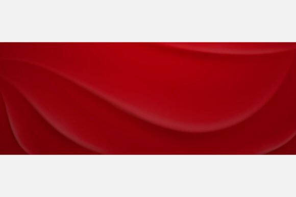Download Red Abstract Background with Wavy Curves - Wavy Collection