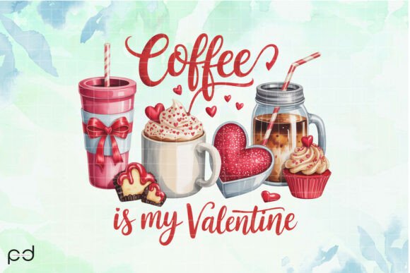 Download COFFEE is MY VALENTINE Graphics - Valentine graphics Collection